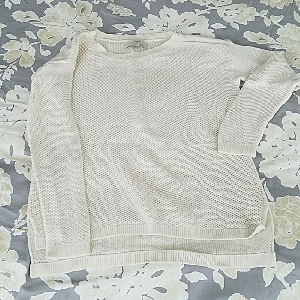 Loft Knitted Cream Sweater